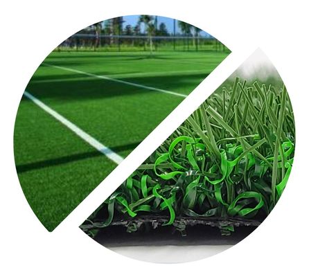 คุณภาพ หญ้าเทียม Non Infill Soccer 2x5 3/8&quot; สนามฟุตบอลหญ้าเทียม โรงงาน